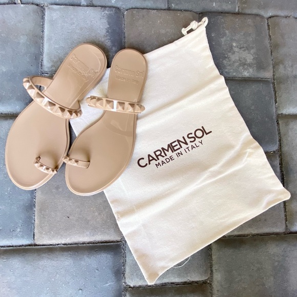 carmen sol jelly sandals